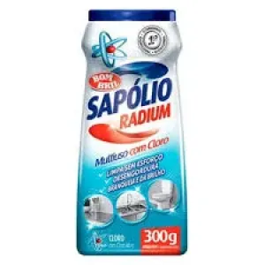 SAPOLIO RADIUM EM PO MULTIUSO CLORO 300G