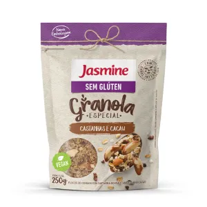GRANOLA JASMINE CASTANHAS E CACAU S/ GLUTEM 250GR