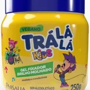 GEL FIXADOR TRA LA LA KIDS BRILHO MOLHADO 250G