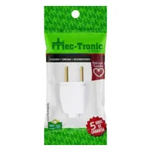 PLUGUE MACHO 2 PINOS 10A