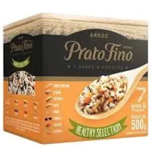 ARROZ PRATO FINO BENEFICIADO 7 GRAOS E CENOURA 500GR