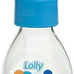 MAMADEIRA LOLLY MINI BICO REDONDO AZUL 50ML