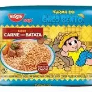 MACARRAO INSTANTANEO NISSIN CHICO BENTO CARNE C/ BATATA 75G
