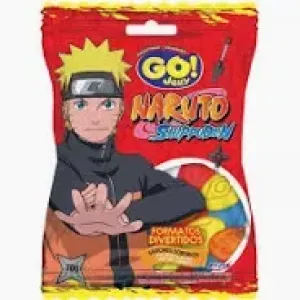 BALA GO JELLY NARUTO SHIPPUDEN DIVERTIDOS SORTIDOS 70GR