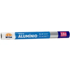 FOLHA DE ALUMINIO WYDA 7.5MX45CM