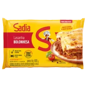 LASANHA SADIA A BOLONHESA 600GR