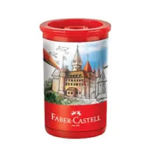 APONTADOR FABER CASTELL TUBO C/DEPOSITO