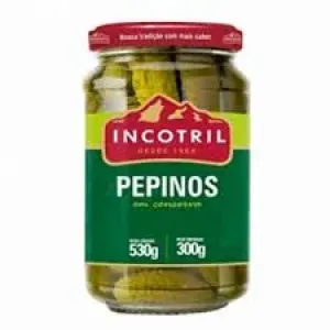 PEPINO EM CONSERVA INCOTRIL 300G