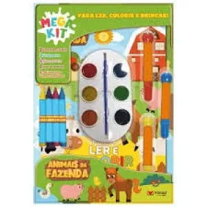 LIVRO ANIMAIS DA FAZENDA LER E BRINCAR 1192-6