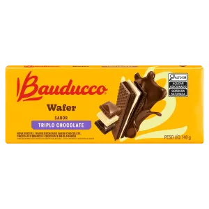WAFER BAUDUCCO TRIPLO CHOCOLATE 140GR