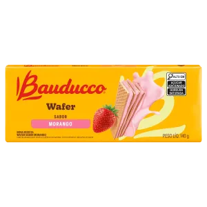 WAFER BAUDUCCO MORANGO 140G