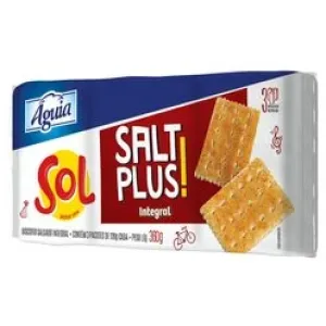 BISCOITO SALGADO SALT PLUS SOL INTEGRAL 360G