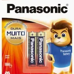 PILHA PANASONIC POWER ALKALINE PALITO AAA