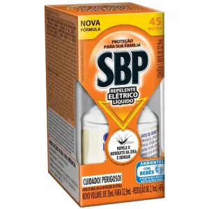 REPELENTE ELETRICO SBP LIQUIDO REFIL 45 NOITES
