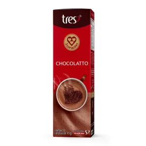 CAFE EM CAPSULA TRES CORACOES CHOCOLATADOS EM PO 11GR
