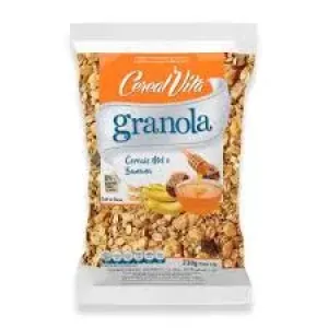 GRANOLA CEREAL VITA CEREAIS. MEL E BANANA 230G