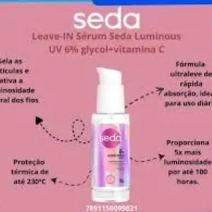 CREME P/PENTEAR SEDA LUMINOUS UV REPARADOR 110ML