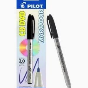 MARCADOR PERMANENTE PILOTMEDIA 2.0MM PRETA