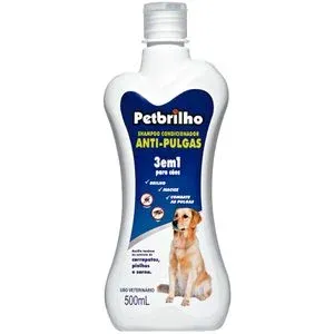 SHAMPOO CAES PETBRILL 3X1 ANTI-PULGAS 500ML