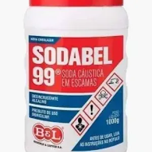 SODA CAUSTICA SODABEL 99 EM ESCAMAS 1KG