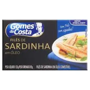 FILE SARDINHA  GOMES DA COSTA EM OLEO 85GR