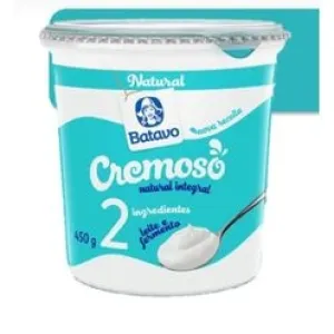 IOGURTE BATAVO TRADICIONAL INTEGRAL CREMOSO 500GR