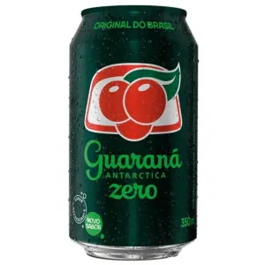 REFRIGERANTE ANTARCTICA GUARANA ZERO LT 350ML