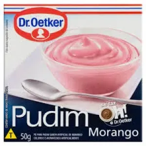 PO P/PUDIM DR OETKER MORANGO 50G