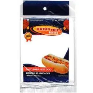 SACO PAPEL BRINK FEST HOT DOG C/50UN