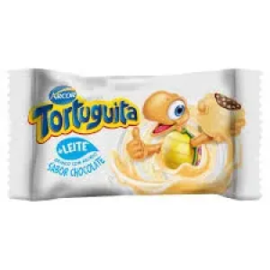 CHOCOLATE ARCOR TORTUGUITA BRANCO RECHEIO DE CHOCOLATE 18GR