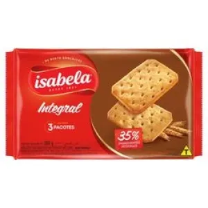 BISCOITO SALGADO ISABELA INTEGRAL 350G