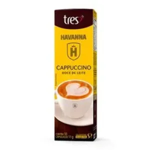 CAFE EM CAPSULA TRES CORACOES CAPPUCCINO DOCE DE LEITE C/10UN 110G