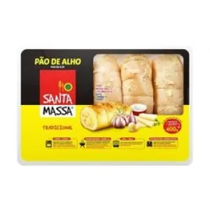 PAO DE ALHO SANTA MASSA TRADICIONAL 400G