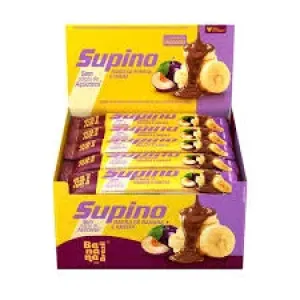 BARRA DE CEREAL SUPINO LIGHT BANANA E AMEXA 24GR
