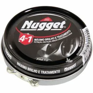 PASTA P/CALCADO NUGGET PRETO 36G