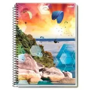 CADERNO  CREDEAL HAPPY  ADVENTURE 140MMX202MM 48 FOLHAS