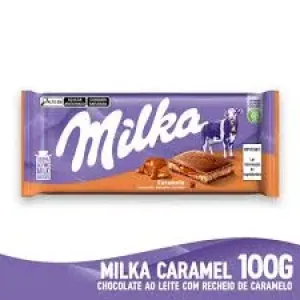 BARRA DE CHOCOLATE MILKA CARAMEL 100GR