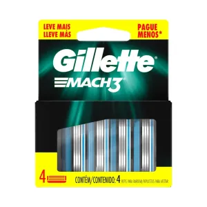 RECARGA GILLETTE MACH 3 C/4