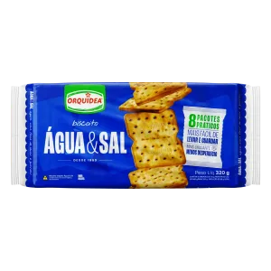 BISCOITO ORQUIDEA AGUA E SAL 320G