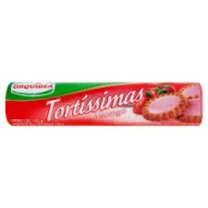BISCOITO ORQUIDEA RECHEADO TORTISSIMO MORANGO 130G