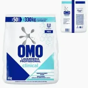 SABAO EM PO OMO LAVANDERIA PROFISSIONAL CLINICAL S/ PERFUME 4KG