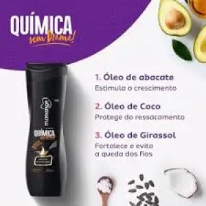 SHAMPOO MONANGE QUIMICA SEM DRAMA 7 OLEOS 325ML