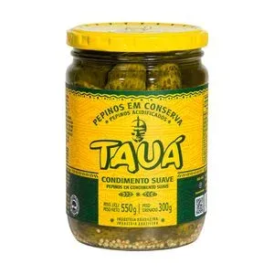 PEPINO EM VINAGRE SUAVE TAUA 300G