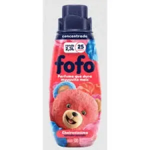 AMACIANTE DE ROUPA CONCENTRADO FOFO CHEIROSISSIMO VERMELHO SENSACAO 500ML