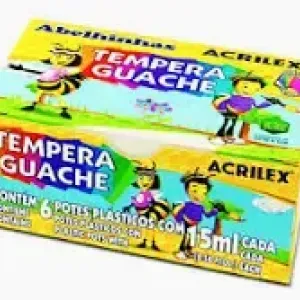TINTA GUACHE ACRILEX 15ML C/6