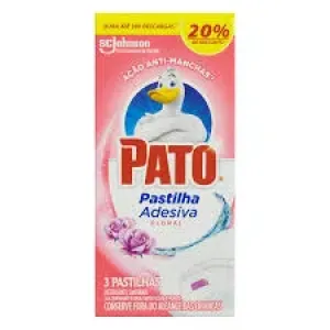 PASTILHA ADESIVA PATO FLORAL C/3 PASTILHA
