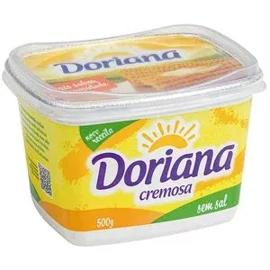 MARGARINA DORIANA CREMOSA S/SAL 500GR