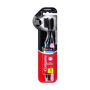 ESCOVA DENTAL COLGATE SLIM SOFT BLACK MACIA L2 P1