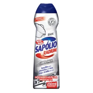 SAPOLIO RADIUM CREMOSO LIMPA INOX 250ML