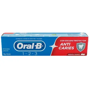 CREME DENTAL ORAL B 123  ANTI CARIES 70G